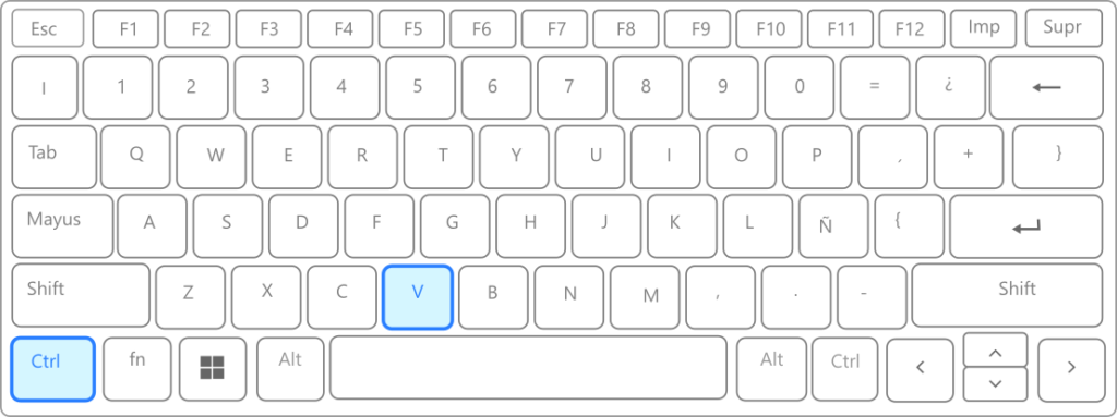 CTRL V