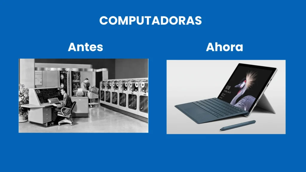 computadoras antes y ahora