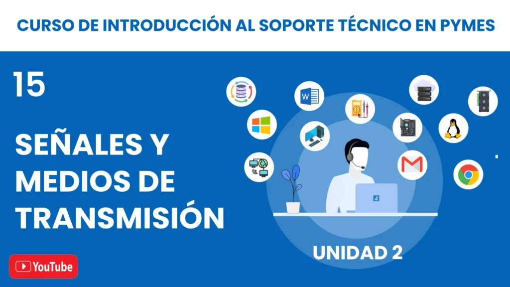 Curso de soporte tecnico Señales y medios de transmision, señales analogicas y digitales